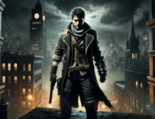 Imagen generada con IA de un antihéroe