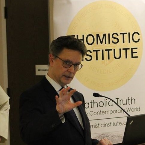 Conferencia del Prof. Enrique Martínez en el Thomistic Institute de Washington