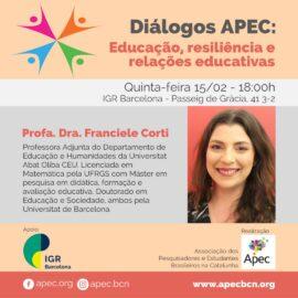 Educación, resiliencia y relaciones educativas – APEC – Franciele Corti