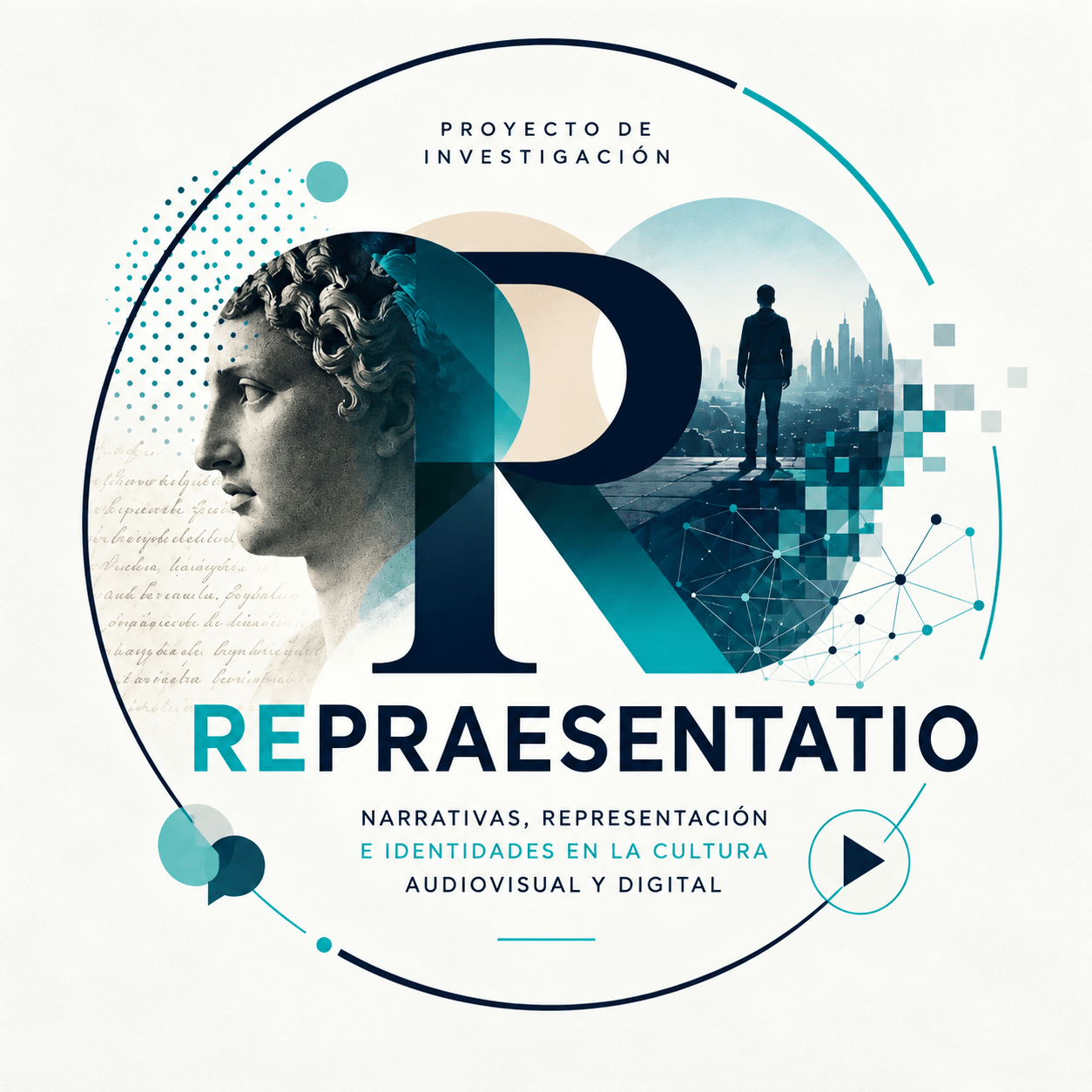 Logo de REPRAESENTATIO, proyecto de investigación sobre salud mental y videojuegos