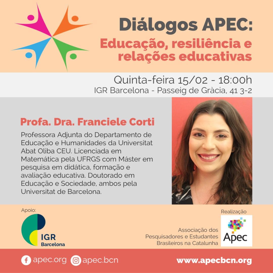 Educación, resiliencia y relaciones educativas - APEC - Franciele Corti